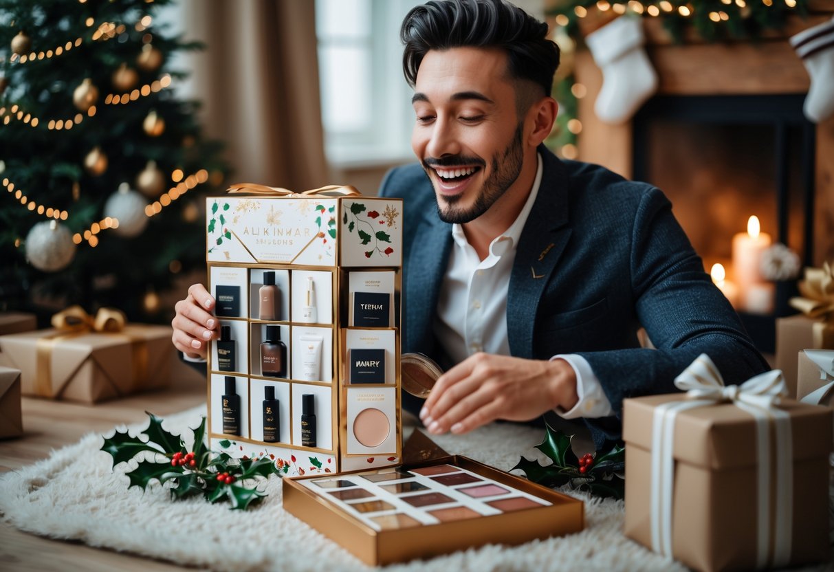 Overrask ham med en julekalender med makeup i år